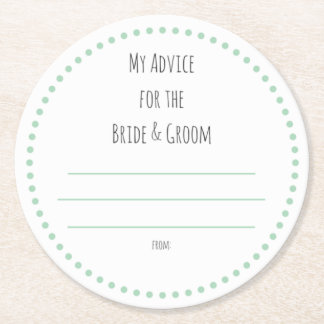 Dessous-de-verre Rond En Papier mes "deux cents"