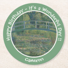 Monet's Water-Lily Pond et Footbridge Party Items