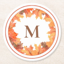 Monogramme Feuille d'automne