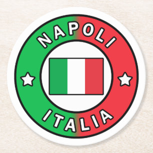 Dessous-de-verre Rond En Papier Napoli Italia