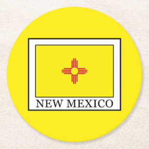 Dessous-de-verre Rond En Papier Nouveau-Mexique