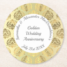 Or damask or mariage anniversaire