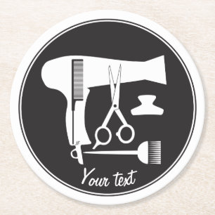 Dessous-de-verre Rond En Papier Outils de coiffures
