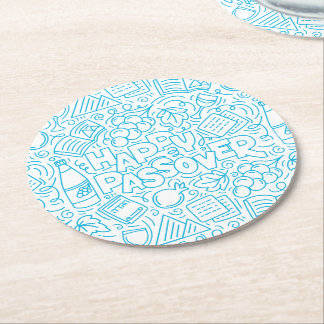 Dessous-de-verre Rond En Papier Passover Paper Coaster