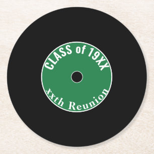 Dessous-de-verre Rond En Papier Personnalisables, jolis dessous de verre de réunio