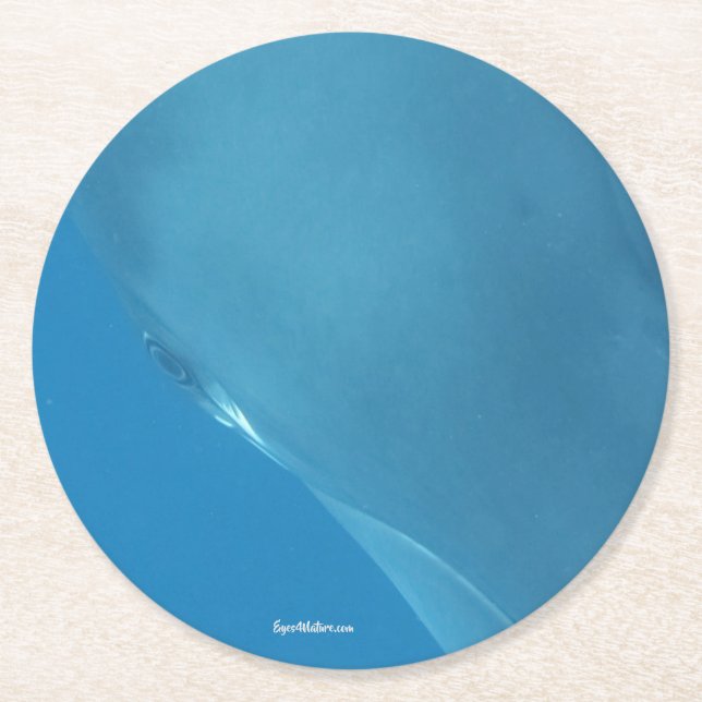 Dessous-de-verre Rond En Papier Petit oeil nain (Devant)