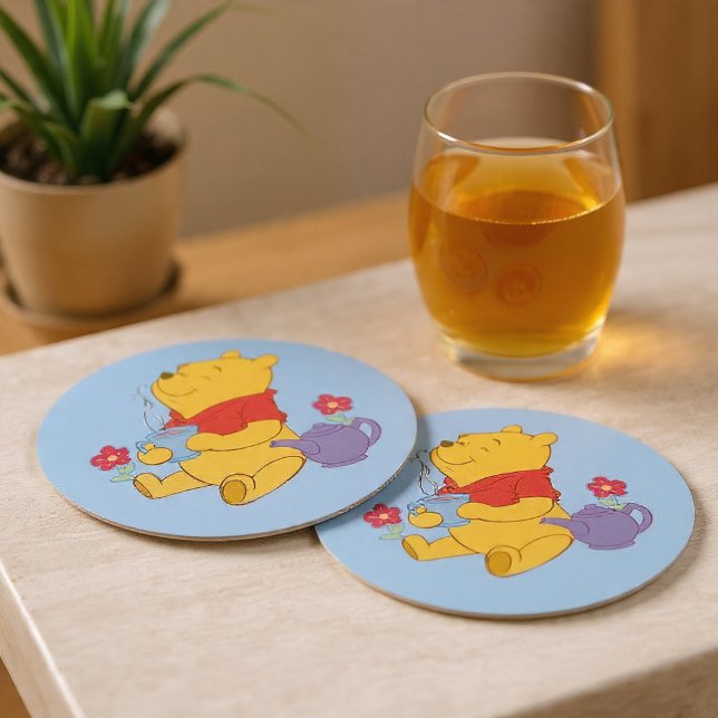 Dessous-de-verre Rond En Papier Pooh (Créateur téléchargé)