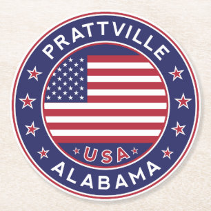 Dessous-de-verre Rond En Papier Prattville, Alabama