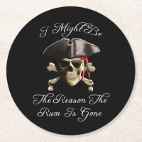 Raisonnent le rhum est crâne allé de pirate