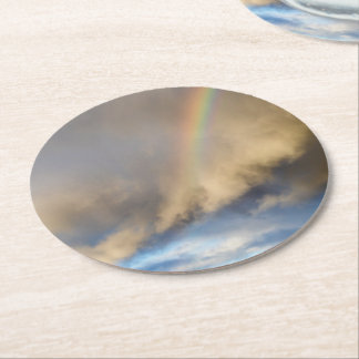 Dessous-de-verre Rond En Papier rébellion arc-en-ciel