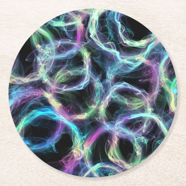 Dessous-de-verre Rond En Papier regenerated glories : round paper coaster (Devant)