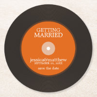 Retro Vinyl Enregistrement mariage Enregistrer la