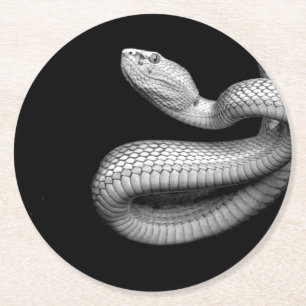 Dessous-de-verre Rond En Papier Serpent