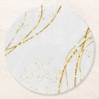 Dessous-de-verre Rond En Papier Serviettes
