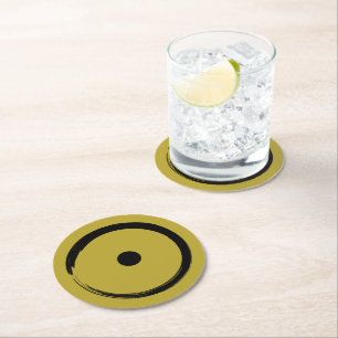 Dessous-de-verre Rond En Papier Signe astrologique - Bouddhisme Zen Circle 1