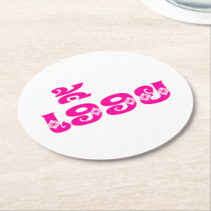 Dessous-de-verre Rond En Papier Soeur Lao - ເ ອື້ ອ ຍ / Euonie - Laotien / Laos