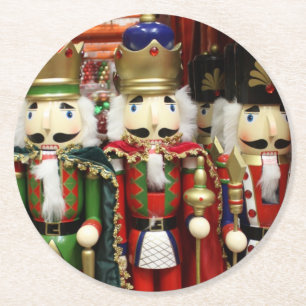 Dessous-de-verre Rond En Papier Soldats de Noël des Noisettes