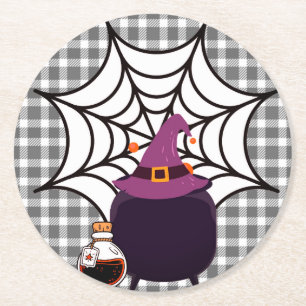 Dessous-de-verre Rond En Papier Sorcières brasser