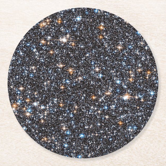 Dessous-de-verre Rond En Papier Stars In The Milky Way's Galactic Bulge. (Devant)