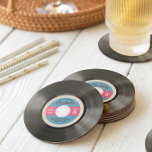 Dessous-de-verre Rond En Papier Style de disque des années 50<br><div class="desc">Fifties Rockabilly Record Dessous de verre papier - Hey tous vous chats cool! Il est temps de faire la fête dans le style des années 50. Souvenez-vous des cheveux, de la mode et de la musique rock n’roll, qui gardent cette décennie élégante dans le coeur et l’esprit des jeunes et...</div>