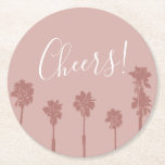 Dessous-de-verre Rond En Papier Suite Mariage Romance Palm Tree<br><div class="desc">Invitation de Mariages floraux colorésDécouvrez la beauté de votre histoire d'amour avec notre suite de faire-part de mariage captivante, avec le rosé chaud, l'or rose chatoyant, et les teintes délicates du rose du coucher du soleil. Offrez-vous une célébration aussi intemporelle et précieuse que votre amour, jetant un éclat radieux sur...</div>