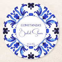 Talavera bleu tuiles Mexicaine douche nuptiale fav