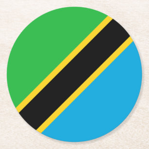 Dessous-de-verre Rond En Papier Tanzanie