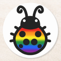 Tapis de bière Ladybug Fierté Gay