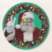Tapis de Noël Peace Santa