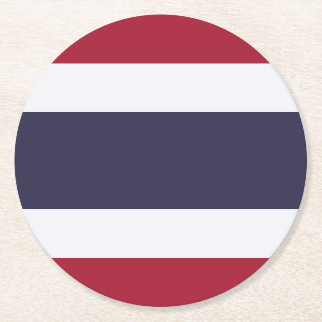 Dessous-de-verre Rond En Papier Thaïlande (Devant)