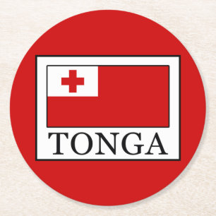 Dessous-de-verre Rond En Papier Tonga