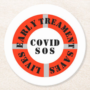 Dessous-de-verre Rond En Papier Un traitement précoce sauve des vies