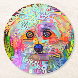 Dessous-de-verre Rond En Papier Vibes provocatrices