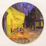 Dessous-de-verre Rond En Papier Vincent Van Gogh Café Terrasse Au Night Fine Art<br><div class="desc">Vincent Van Gogh Cafe Terrace At Night Fine Art Vincent Willem van Gogh est un peintre postimpressionniste hollandais dont l'oeuvre, remarquable par sa beauté rugueuse, son honnêteté émotionnelle et sa couleur audacieuse, a eu une influence considérable sur l'art du XXe siècle. Il produit des portraits, des autoportraits, des paysages et...</div>
