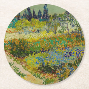 Dessous-de-verre Rond En Papier Vincent Van Gogh Garden