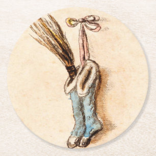 Dessous-de-verre Rond En Papier Vintage Christmas Stockings