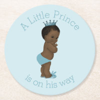 Vintage Ethnic Little Prince Baby shower Bleu