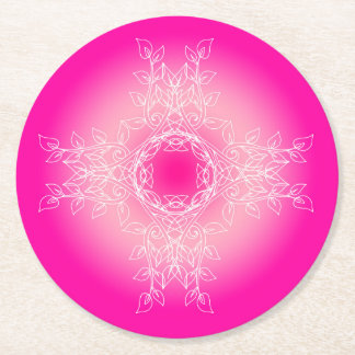 Dessous-de-verre Rond En Papier violet