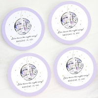 Watercolor Disco Ball fête d'anniversaire