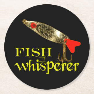Dessous-de-verre Rond En Papier Whisperer de poisson