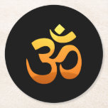 Dessous-de-verre Rond En Papier Yoga Om Mantra Symbole Méditation Asana Relax<br><div class="desc">Yoga Om Mantra Symbole Méditation Asana Relax Jaune Orange Or Soleil Inspirationnel Fitness Sunrise Élégant Modèle Dessous de verre de papier rond.</div>