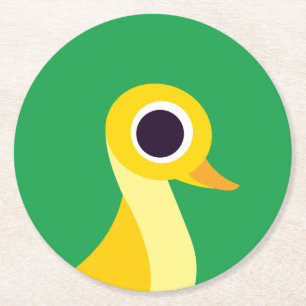 Dessous-de-verre Rond En Papier Zander le canard