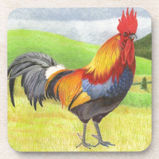 Dessous-de-verre Rooster (Devant)