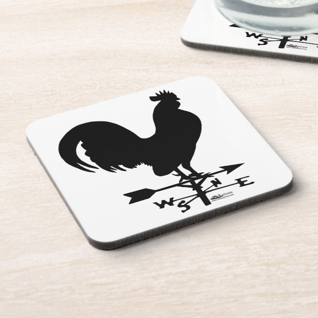 Dessous-de-verre Rooster de Weathervane (Côté gauche)