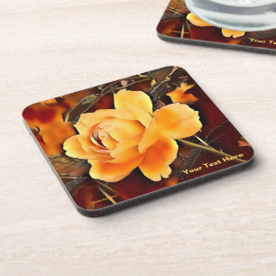Dessous-de-verre Rose de flamme