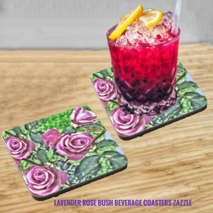 Dessous-de-verre Rose de lavande Bush