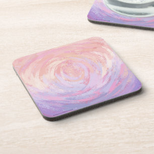 Dessous-de-verre Rose et puant texturé