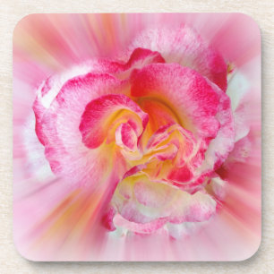 Dessous-de-verre rose jaune