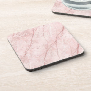 Dessous-de-verre Rosé Marbre Bio Blush Rose Poudré