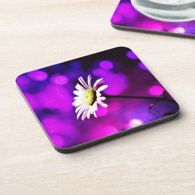 Dessous-de-verre Rose N Améthyst Daisy (Côté gauche)